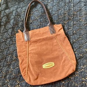Nicoli suede purse made in Italy